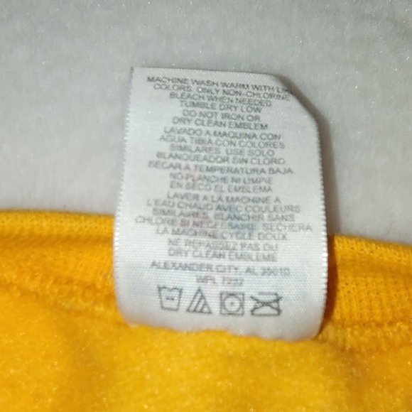 Vintage 90s Jerzees Gold Unisex NuBlend Crew Neck Sweatshirt New Without Tag - Picture 16 of 16